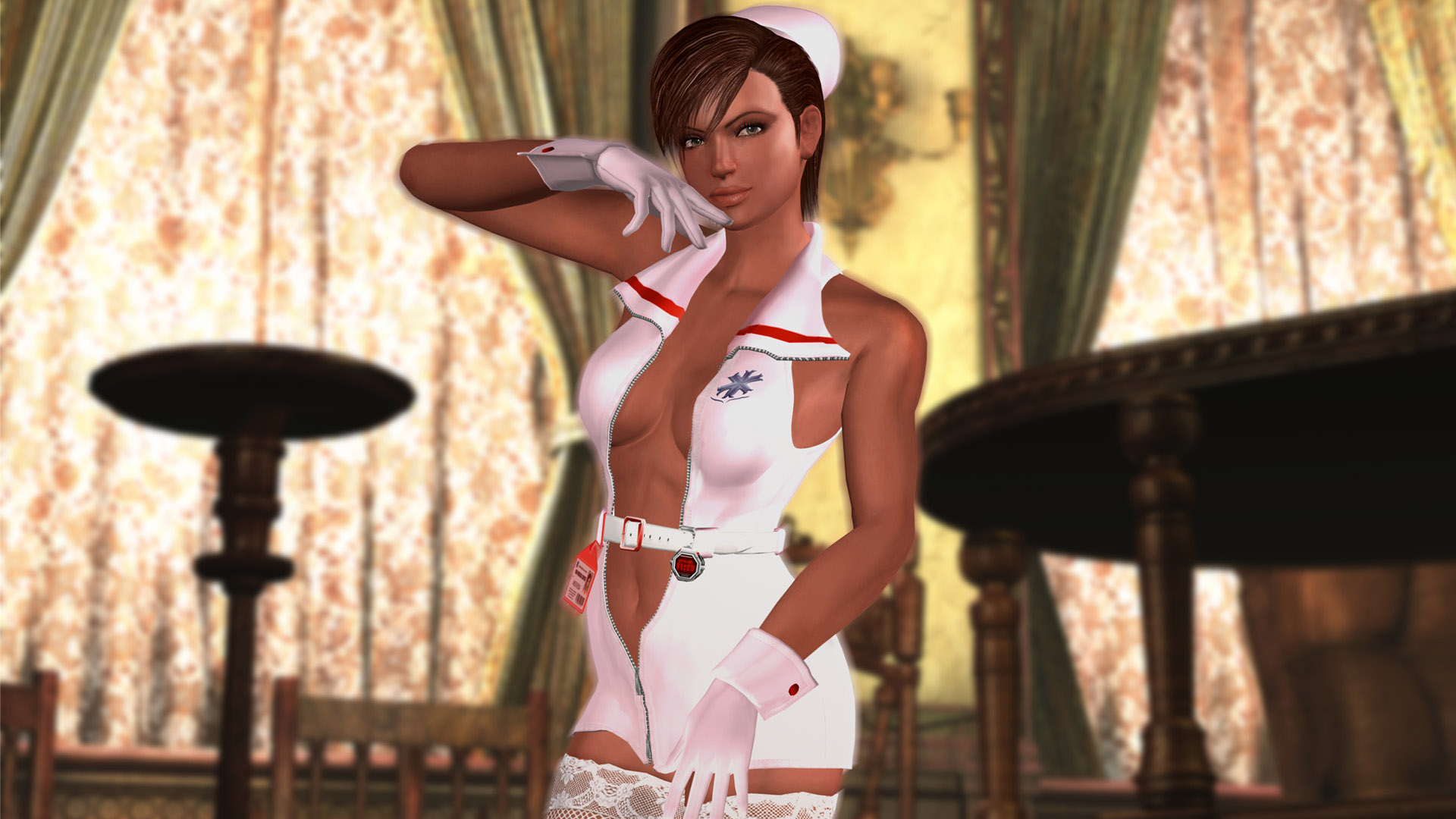 游戏美女主角光环的闪耀壁纸1920x1080