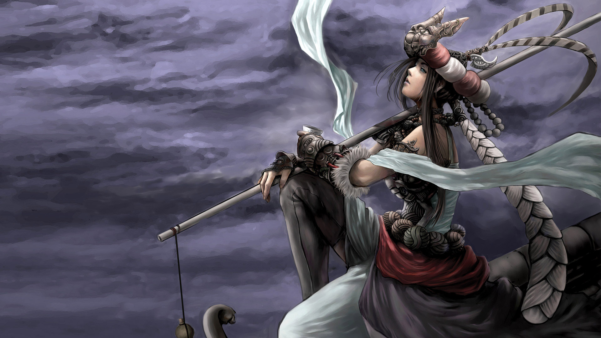 游戏美女概念艺术壁纸分享1920x1080