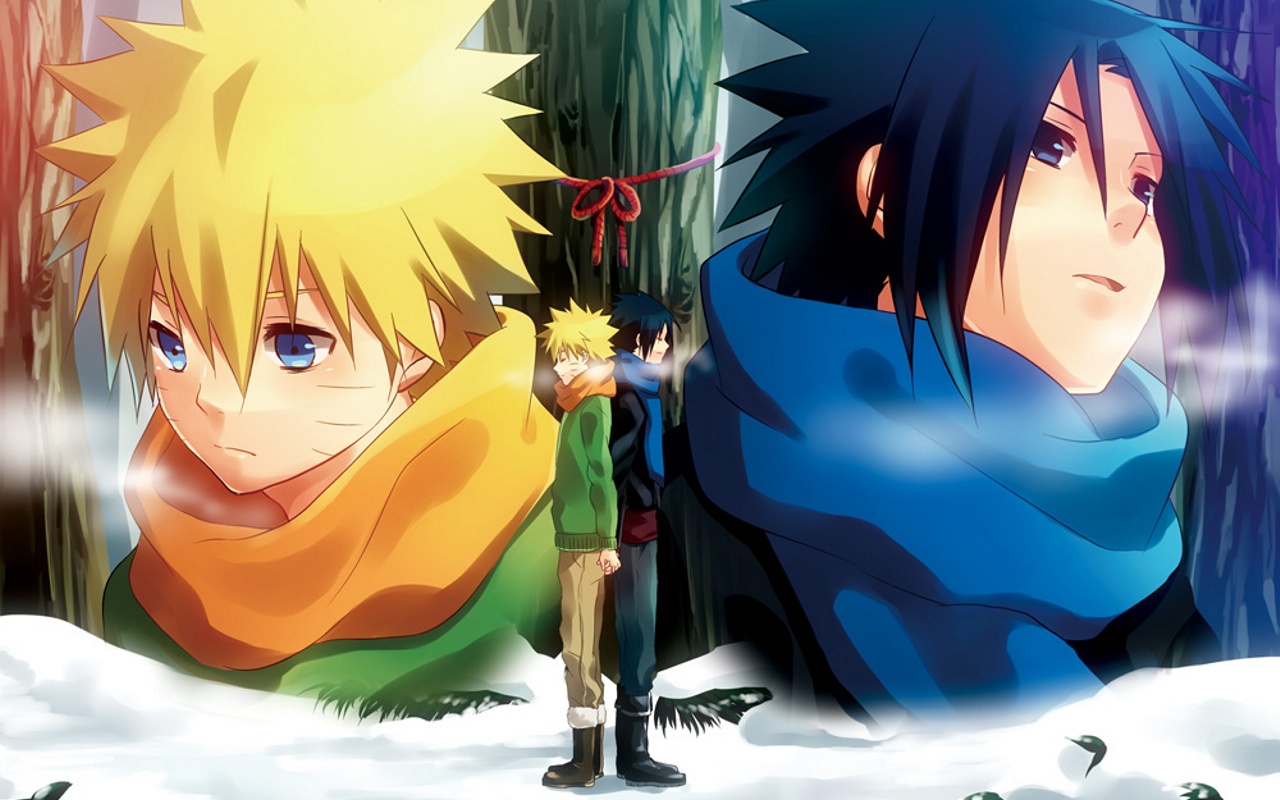 高清火影忍者壁纸风中低语温暖如昔1280x800