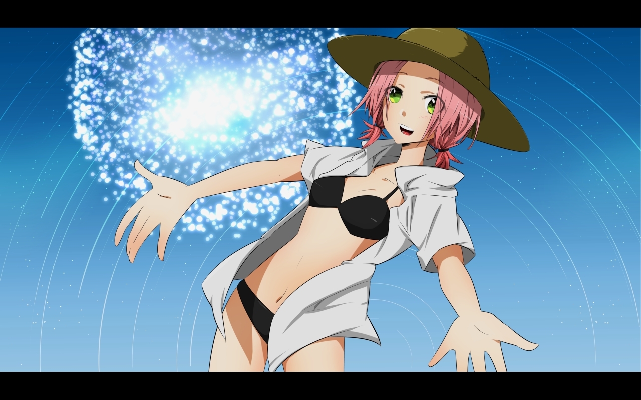 火影忍者高清壁纸归家之路灯火通明1280x800