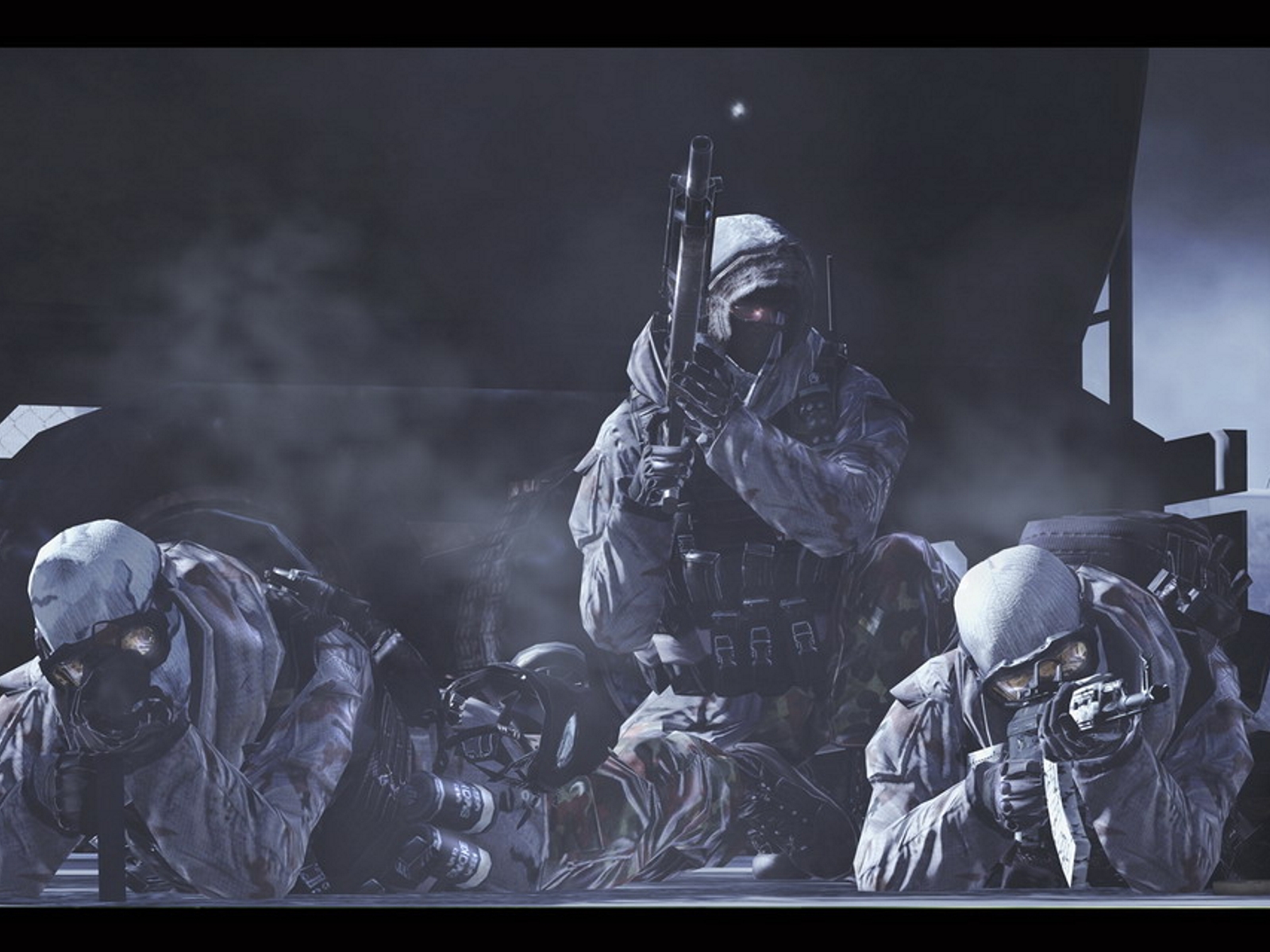 墙纸高清现代战争天际线劫火燃烧1600x1200