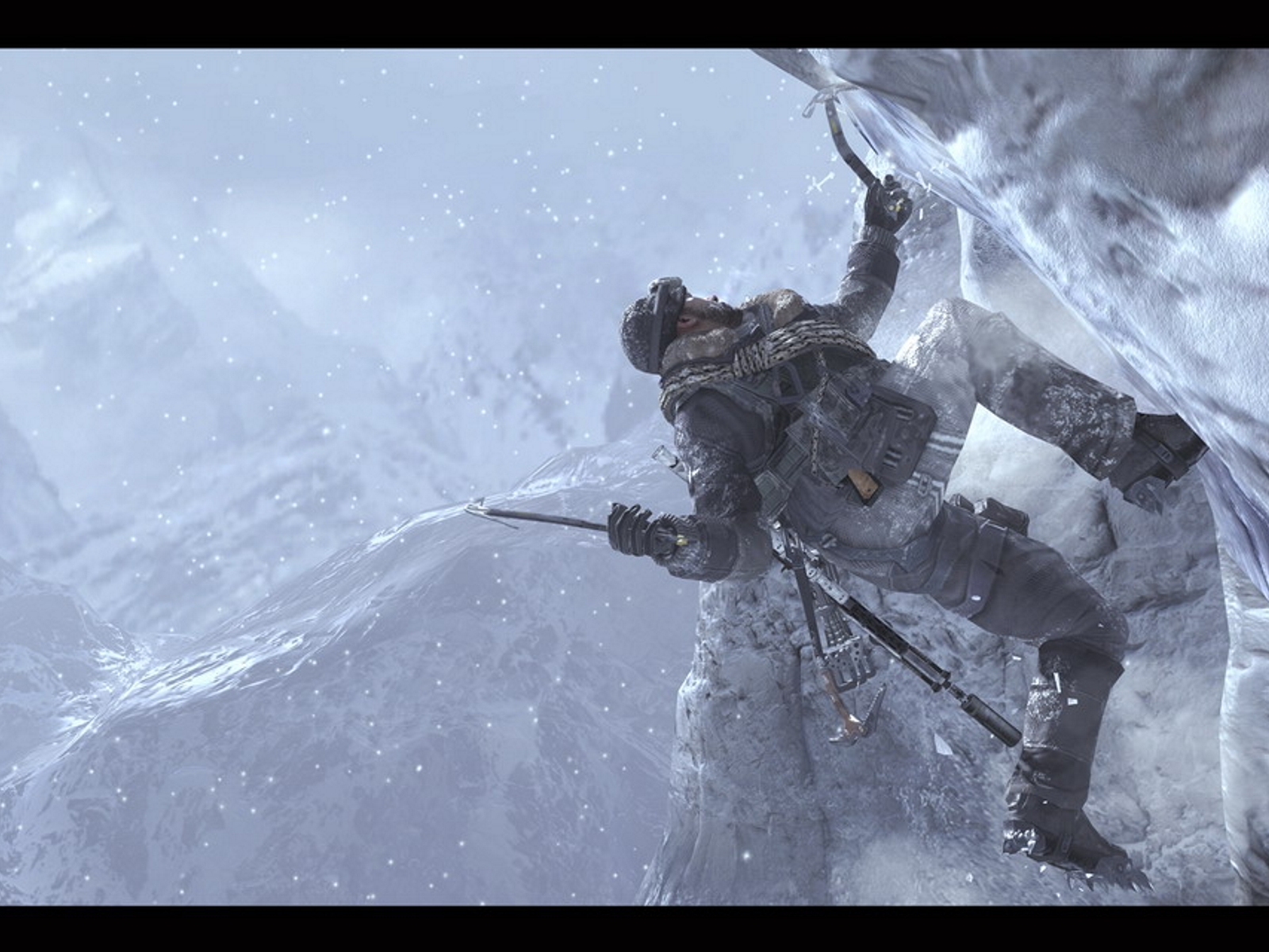 现代战争高清墙纸夜空曳光弹道轨迹1600x1200