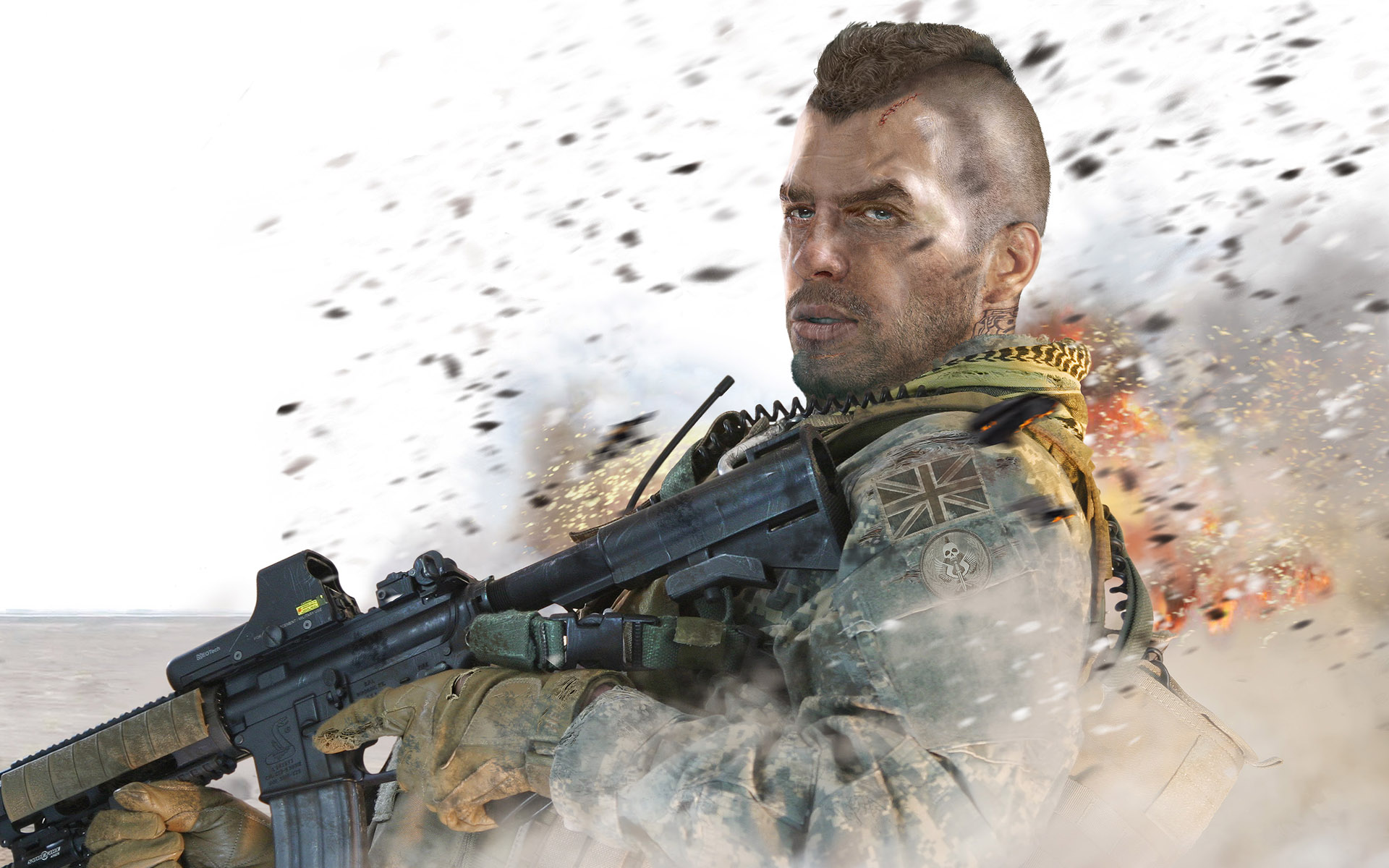 现代战争高清墙纸记忆芯片储存硝烟1920x1200