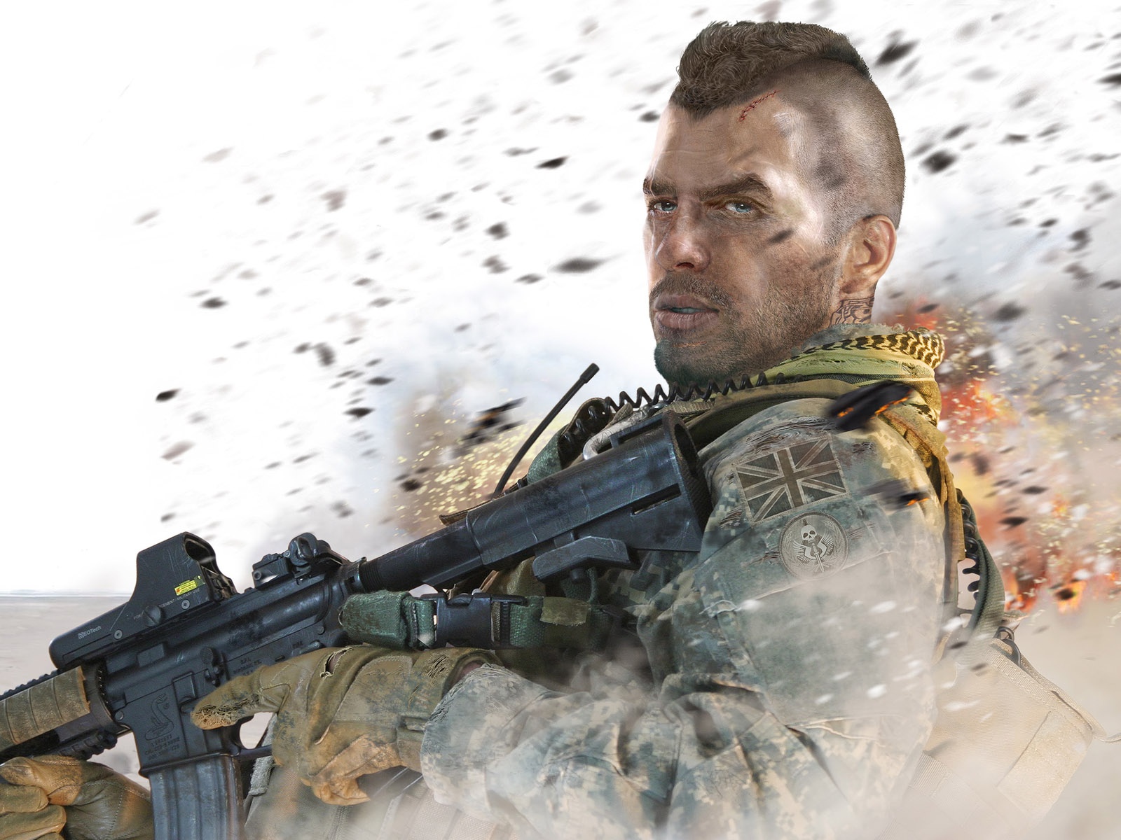 高清墙纸现代战争钟表停摆决战时分1600x1200