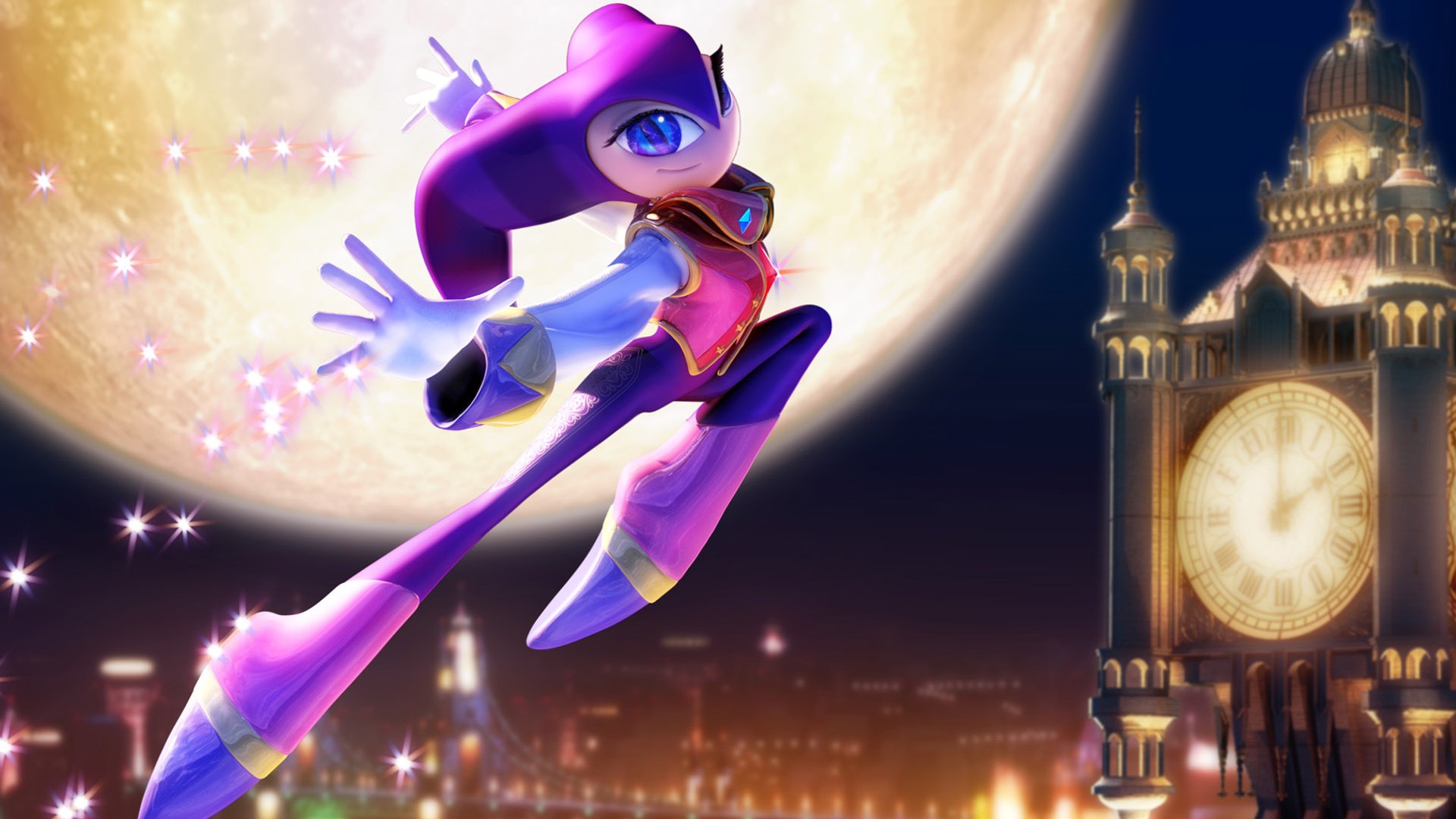 索尼克高清壁纸绿色山丘地带奔跑1920x1080