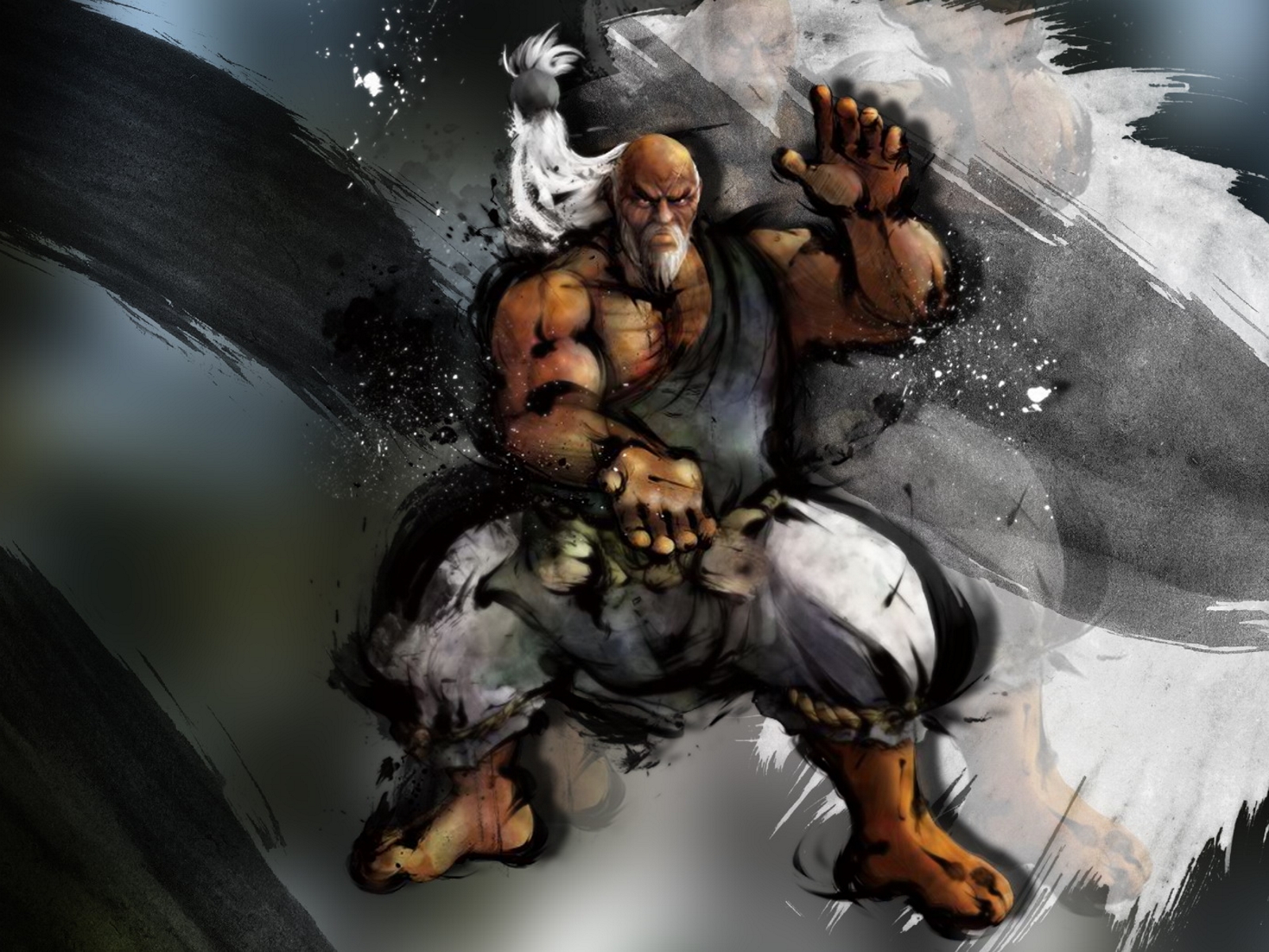 街霸高清墙纸角色全员集结全家福1600x1200