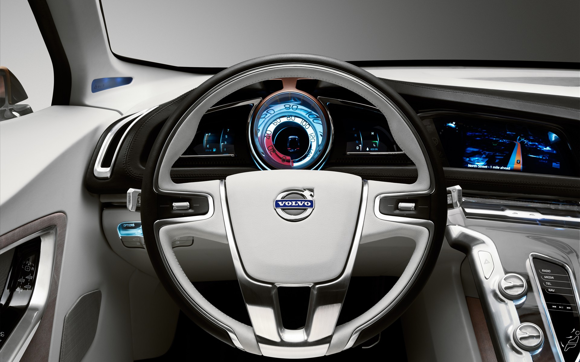 豪华驾驶室壁纸游艇式奢华操控台1920x1200