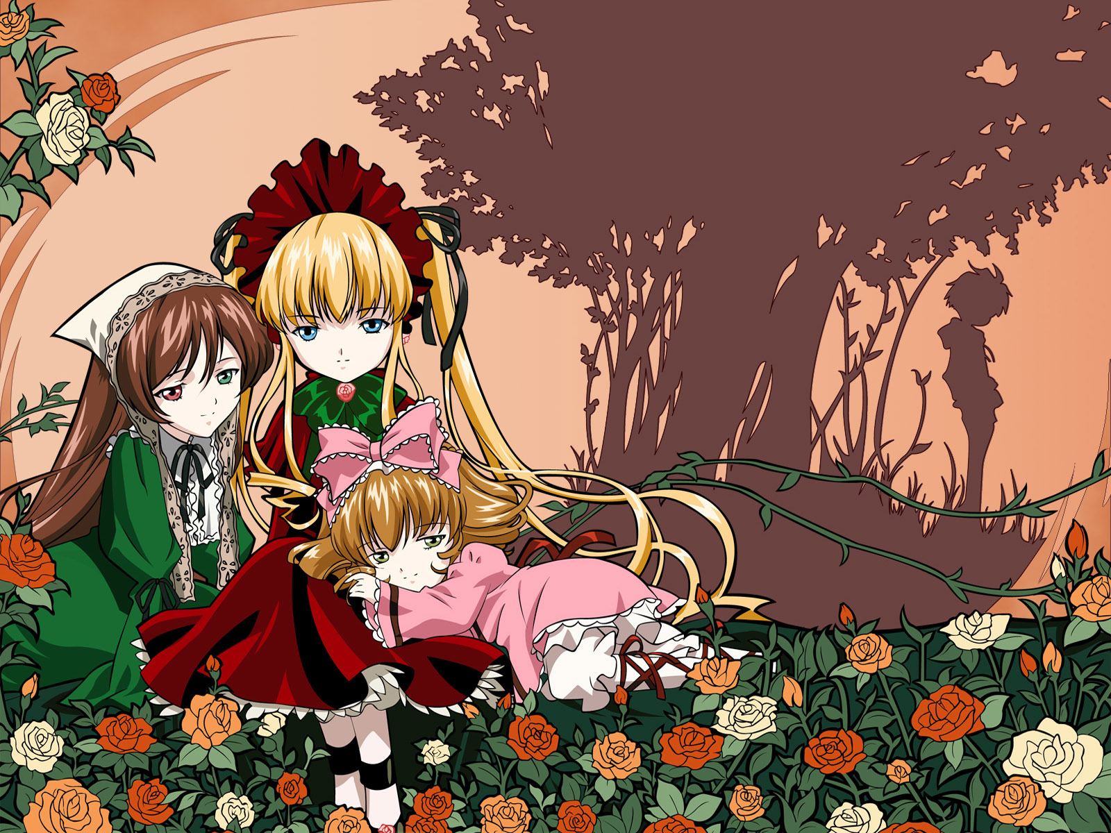 动漫少女壁纸激起心中的涟漪1600x1200