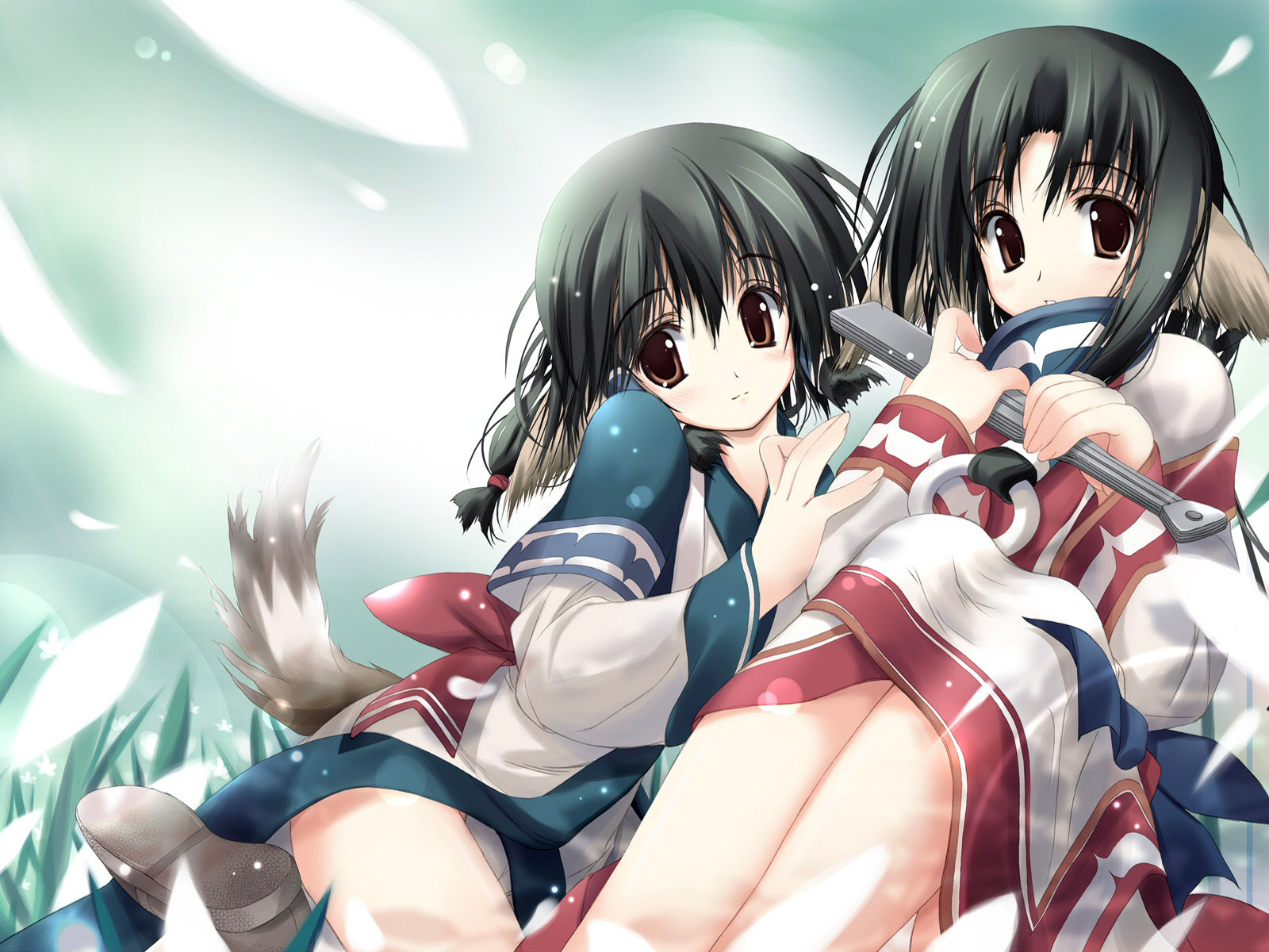 珍藏向温柔动漫少女高清壁纸1600x1200