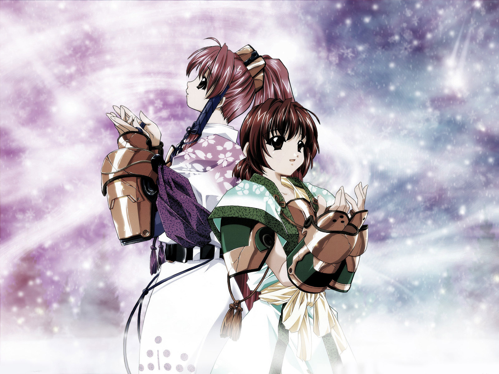 动漫少女壁纸甜蜜的回眸一笑1600x1200