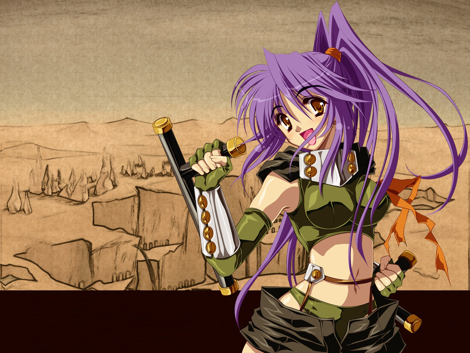 一眼万年珍藏动漫少女高清壁纸1600x1200