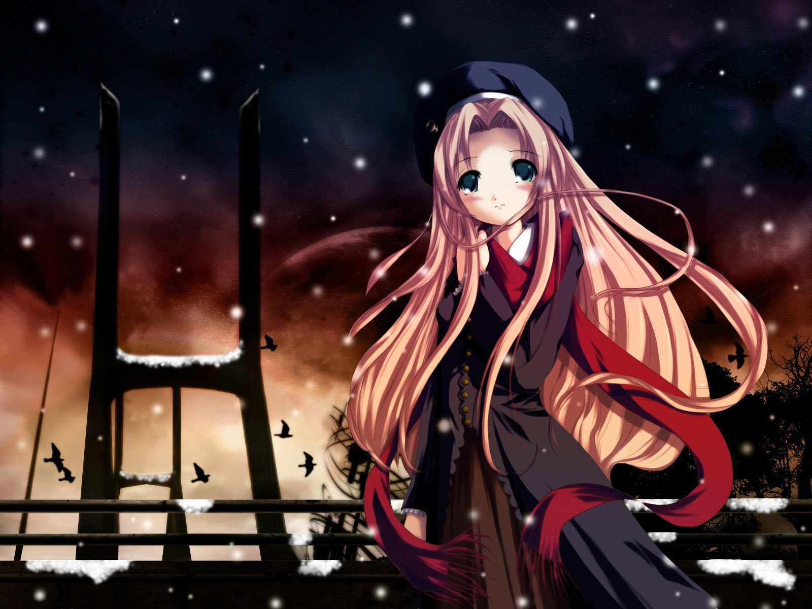 动漫少女壁纸充满了治愈魔法1600x1200