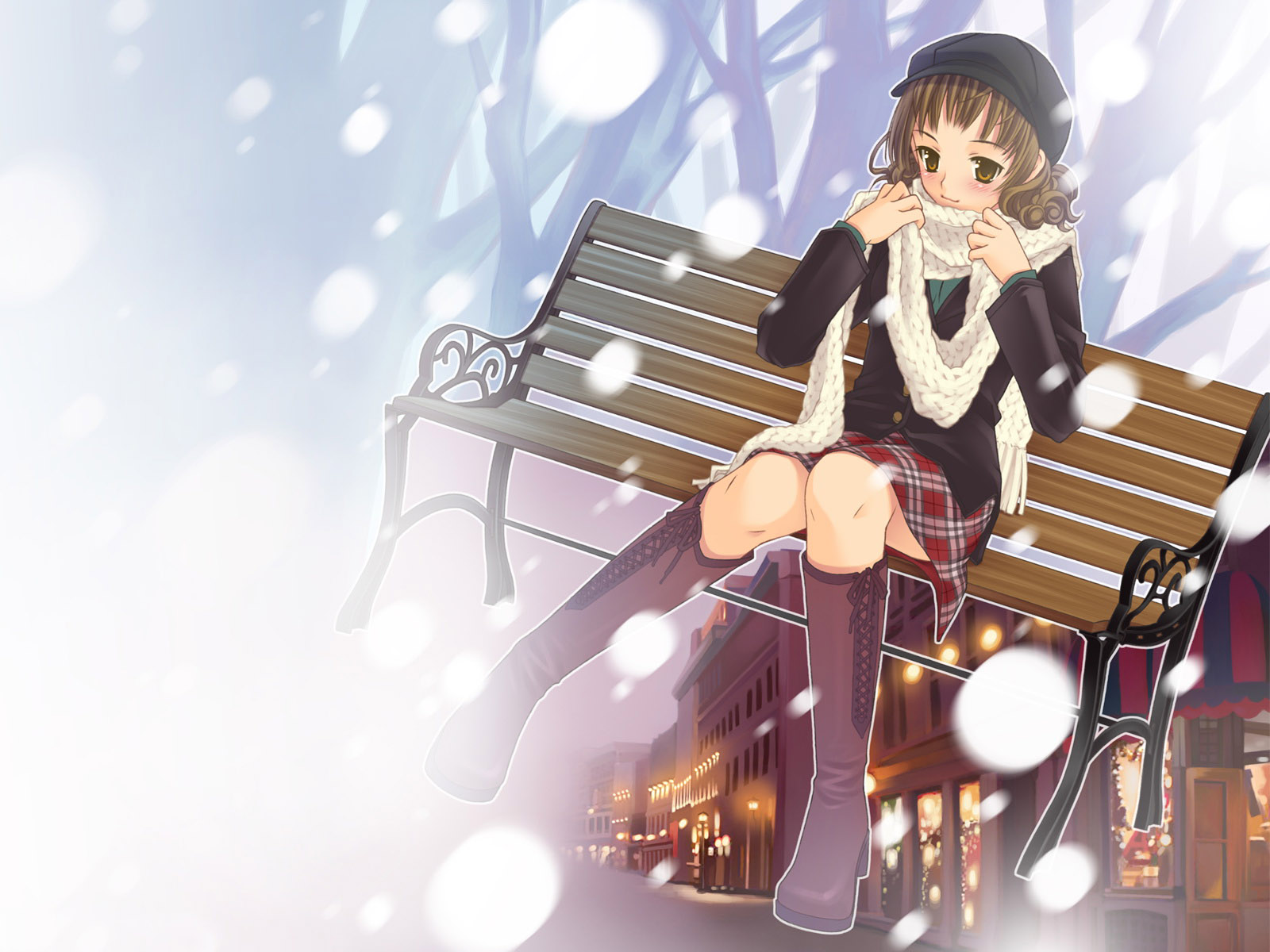 带来美好憧憬的动漫少女壁纸1600x1200