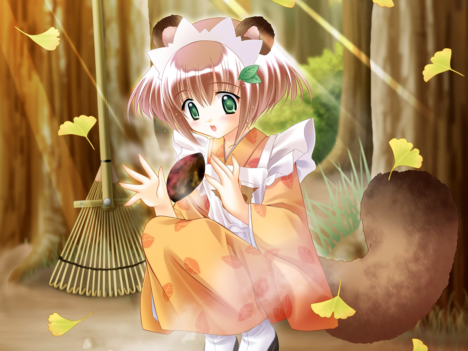 动漫少女壁纸甜蜜的校园回忆1600x1200