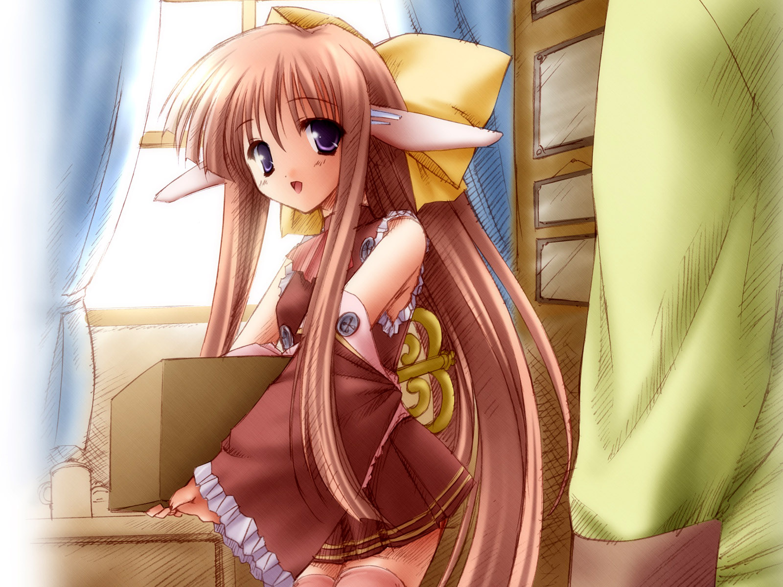 一眼钟情系列动漫少女高清壁纸1600x1200