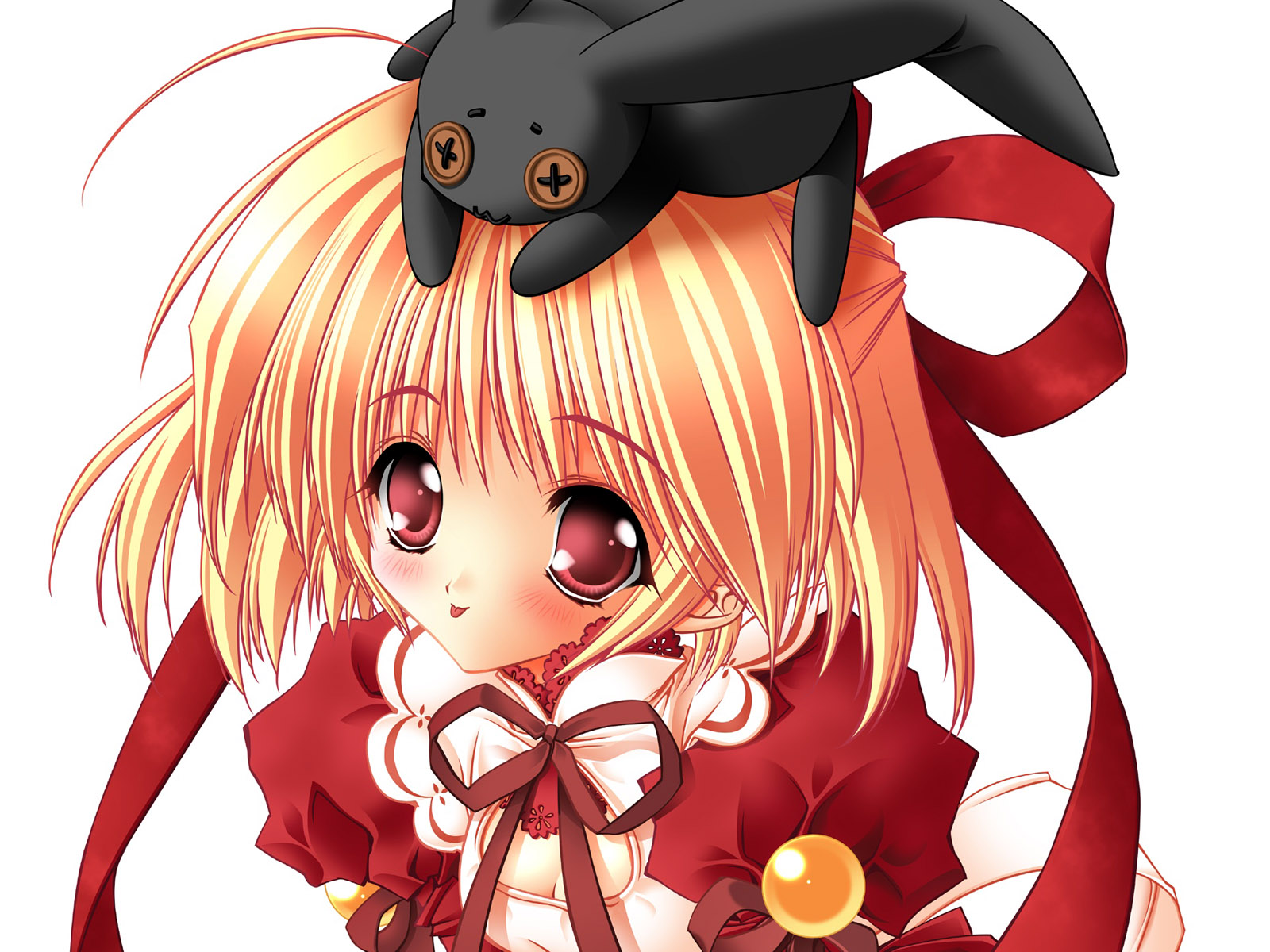 动漫少女壁纸如草莓般甜美梦1600x1200