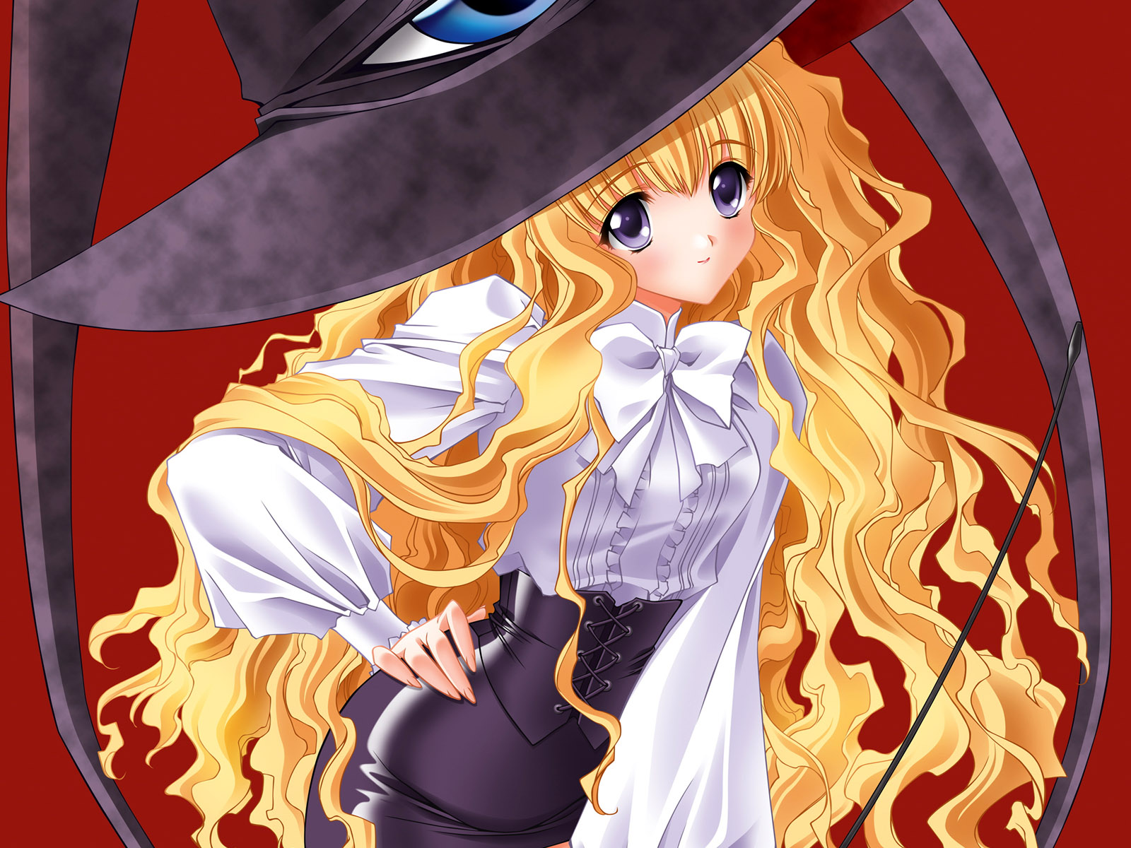 动漫少女壁纸如天鹅绒般质感1600x1200