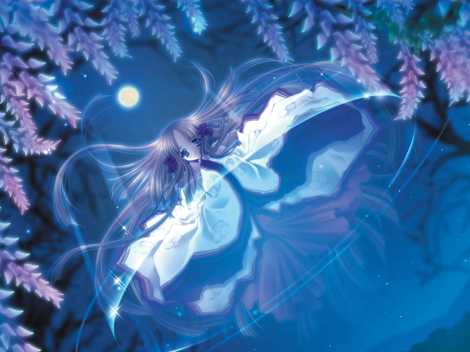 动漫少女壁纸充满了晨光希望1600x1200