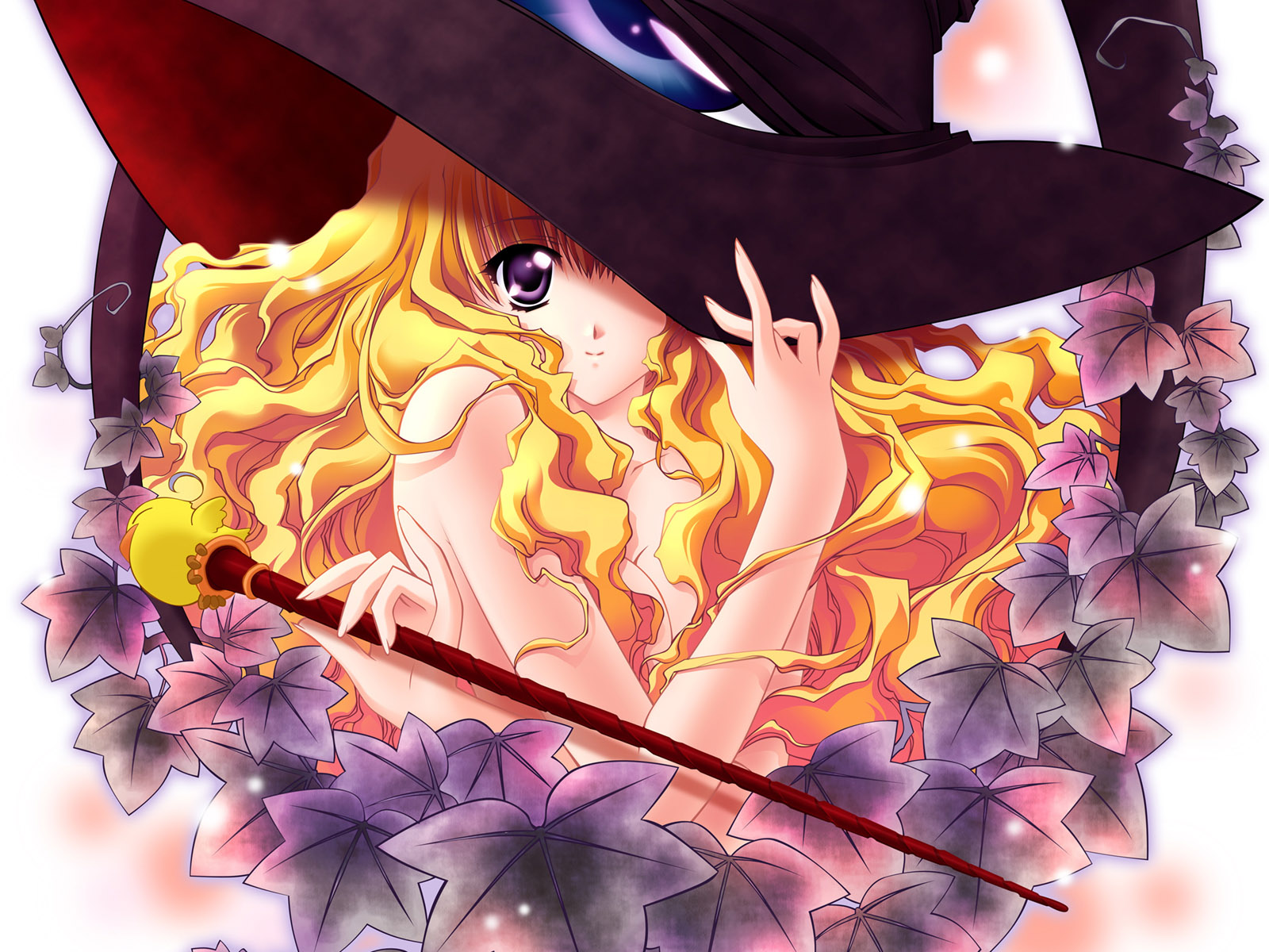 动漫少女壁纸甜蜜的海边漫步1600x1200