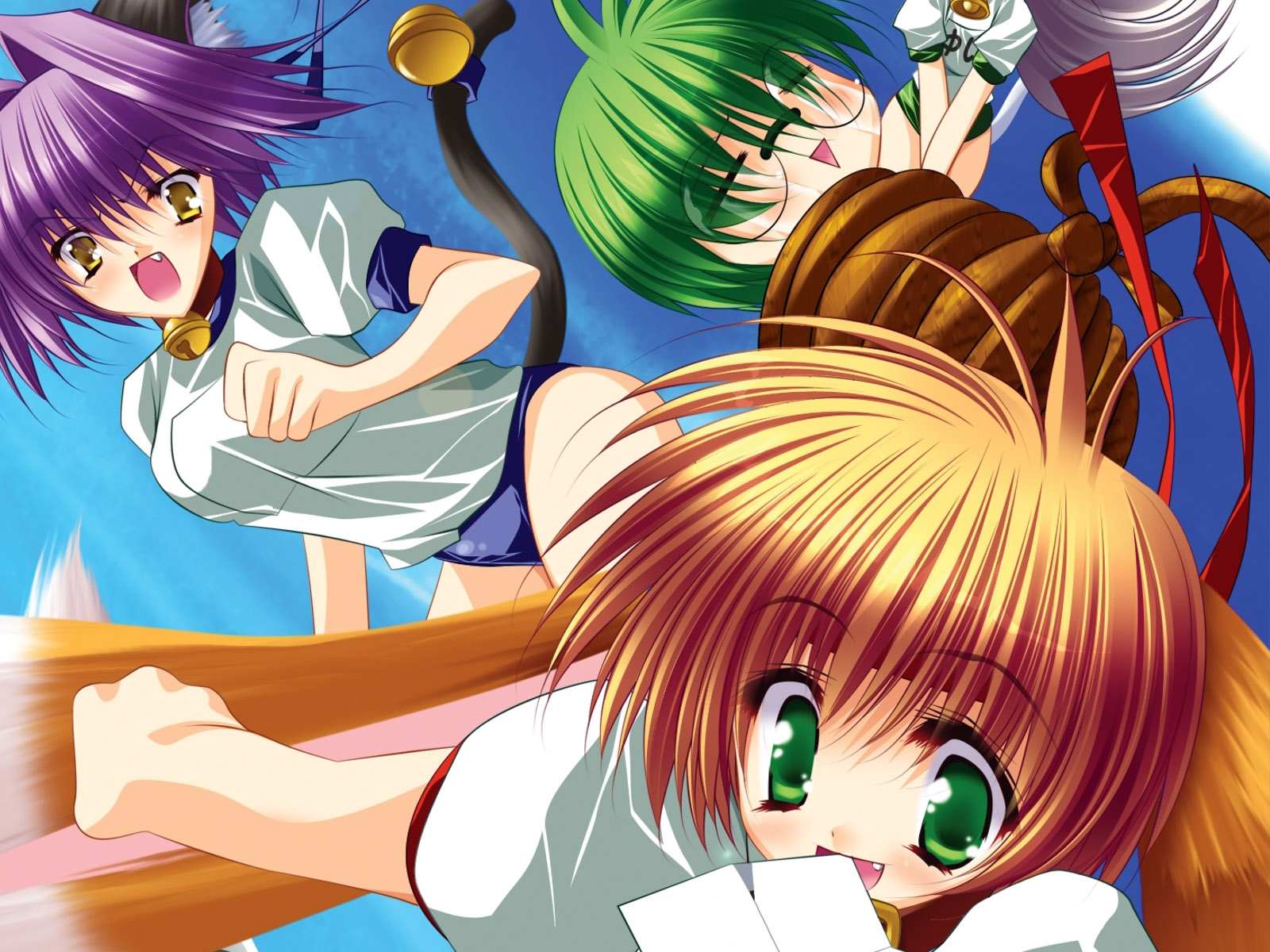 动漫少女壁纸充满了温柔发丝1600x1200