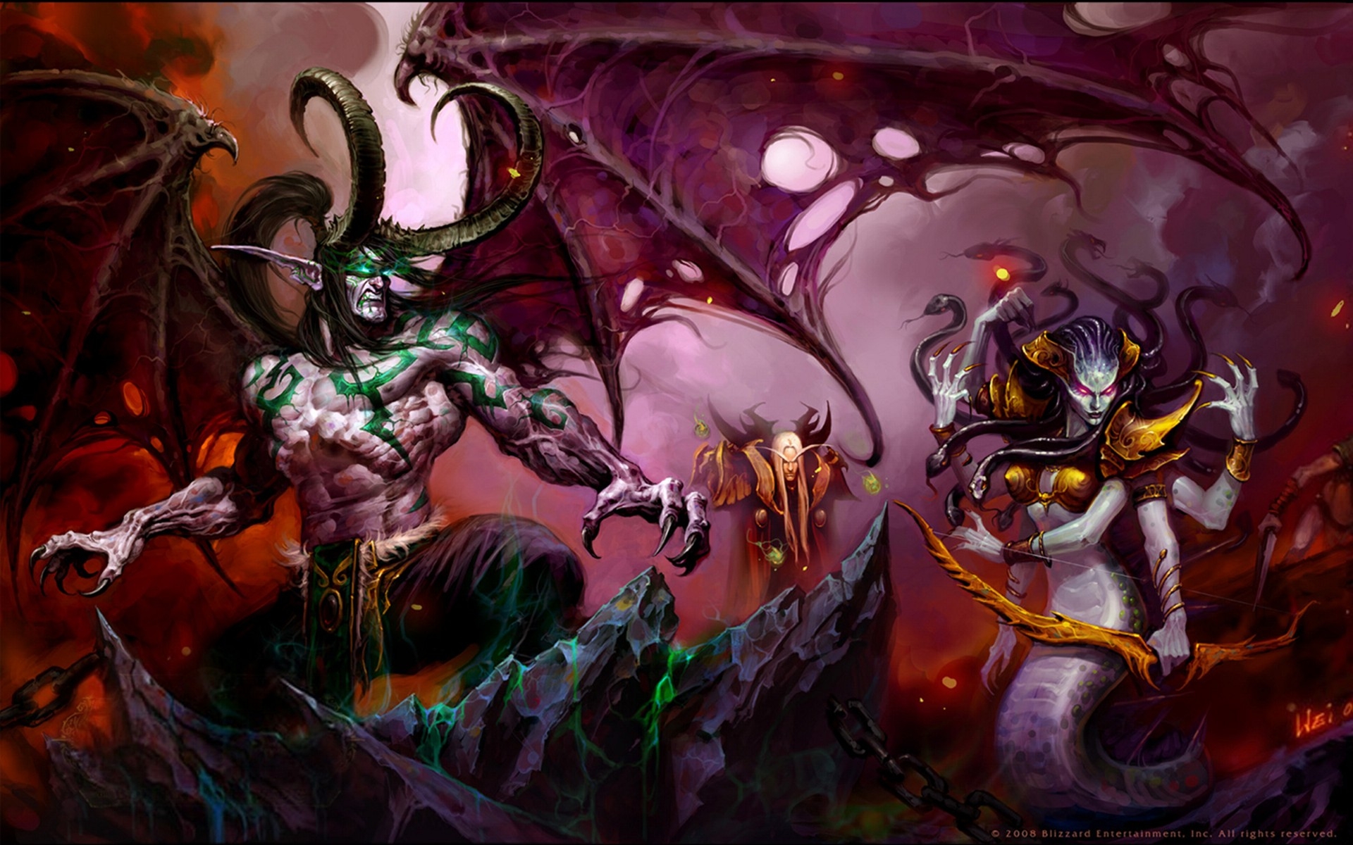 震撼魔兽高清电脑墙纸巨作1920x1200