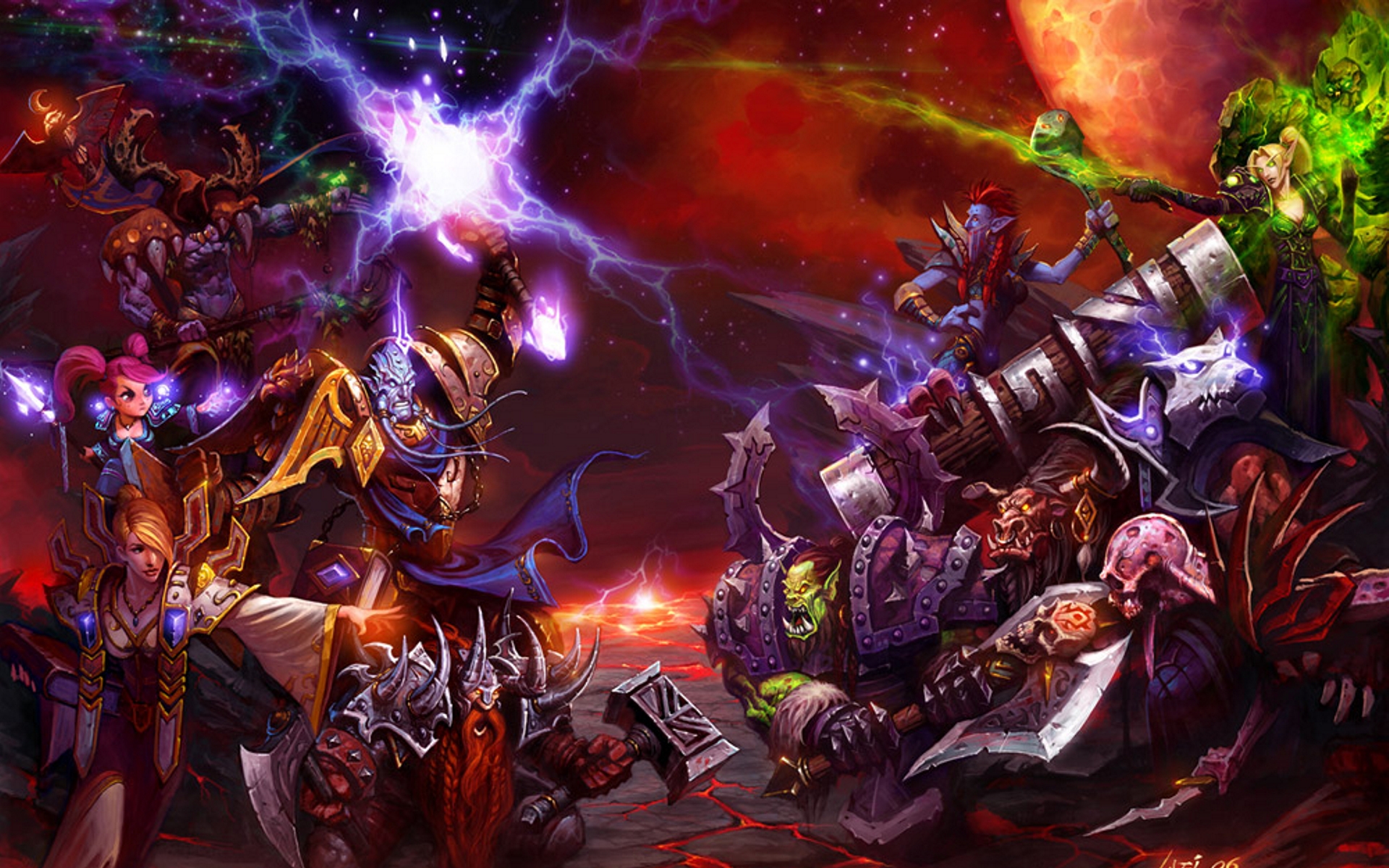 惊艳四座魔兽高清壁纸集1920x1200